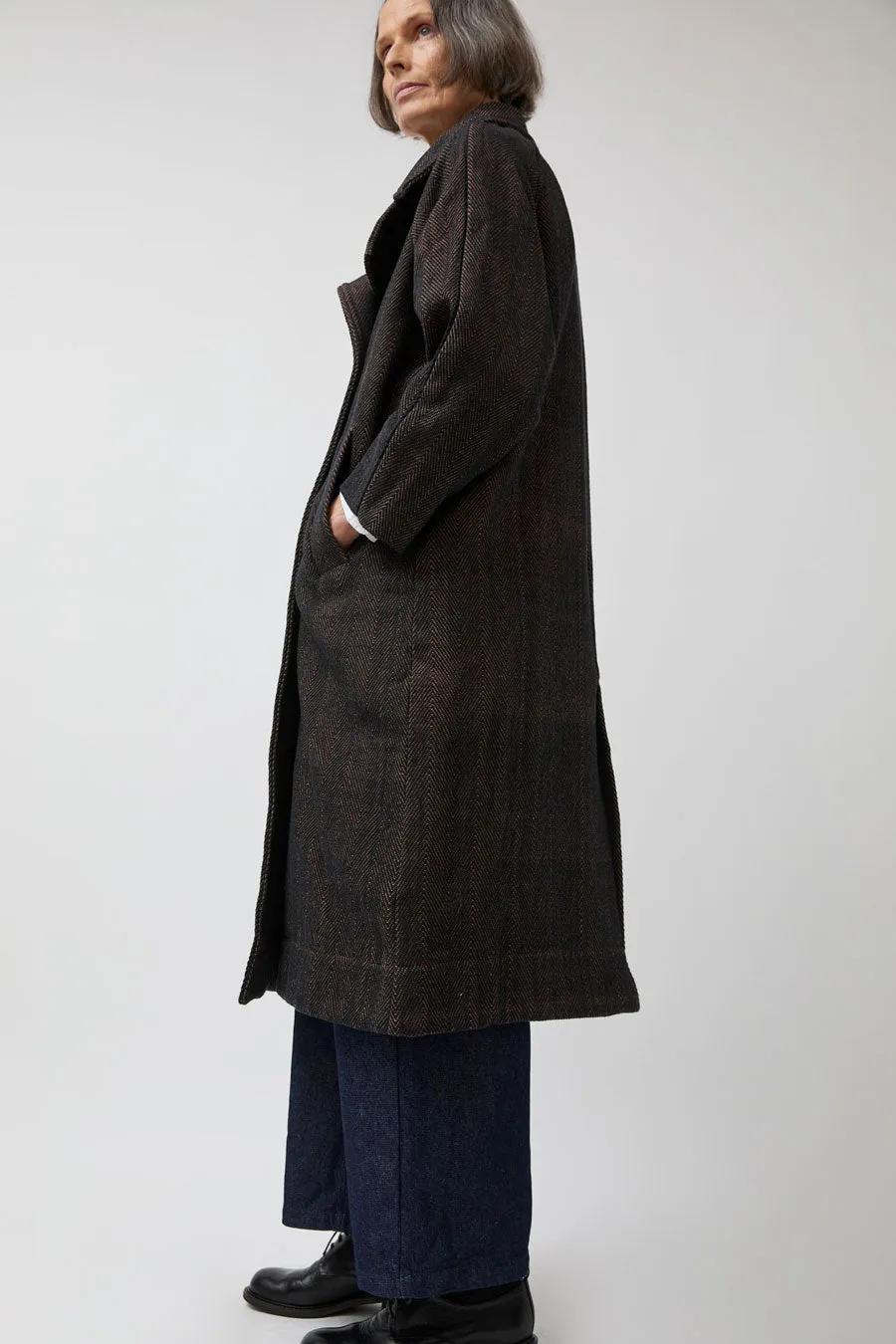 NYMANE Vasa Coat in Handwoven Herringbone sold by No. 6 product image thumbnail 5
