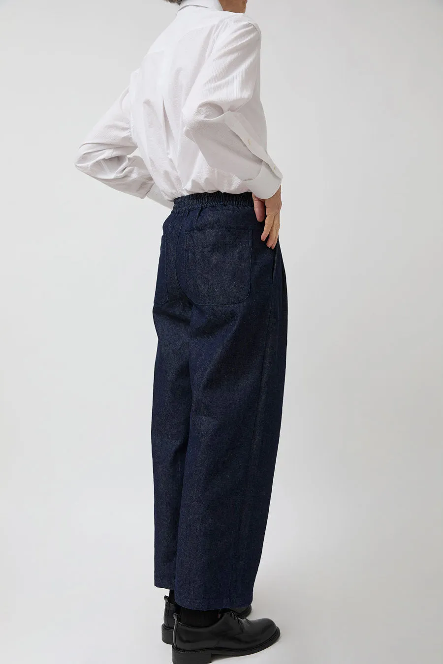NYMANE Wes Pleated Pant in Indigo sold by No. 6 product image thumbnail 4