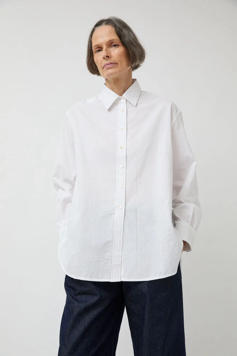 NYMANE Chris Shirt in White sold by No. 6 product image thumbnail 3