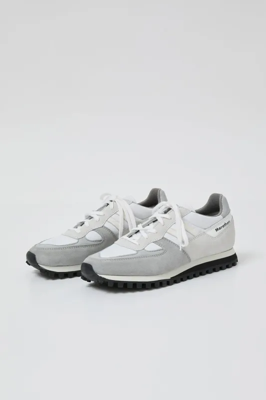Reproduction of Found Marathon Trainer in White and Light Grey sold by No. 6