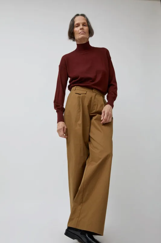 Rue Blanche Sinatro Pants in Ochre sold by No. 6