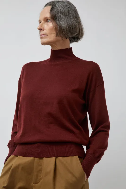 Rue Blanche Merino Turtleneck in Brule sold by No. 6