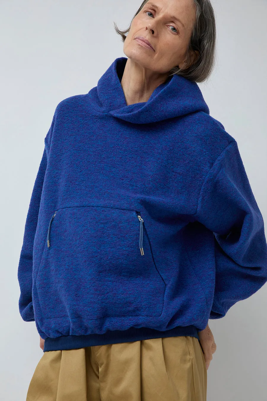 Tanaka The Sweat Hoodie in Blue sold by No. 6