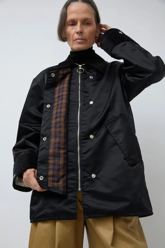 Tanaka Field Coat in Black sold by No. 6