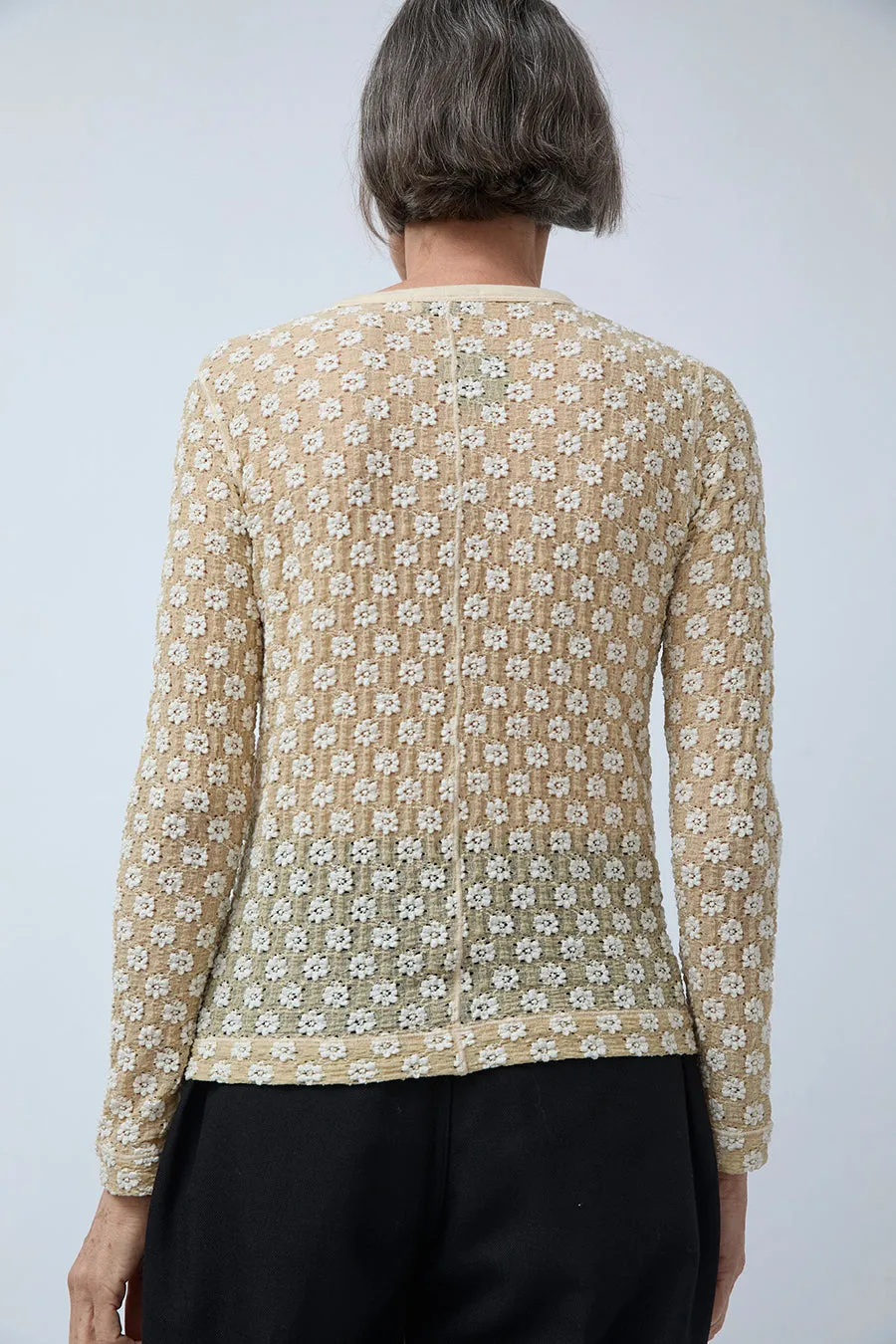 Tanaka Flower Long Sleeve Tee in Cream sold by No. 6 product image thumbnail 5