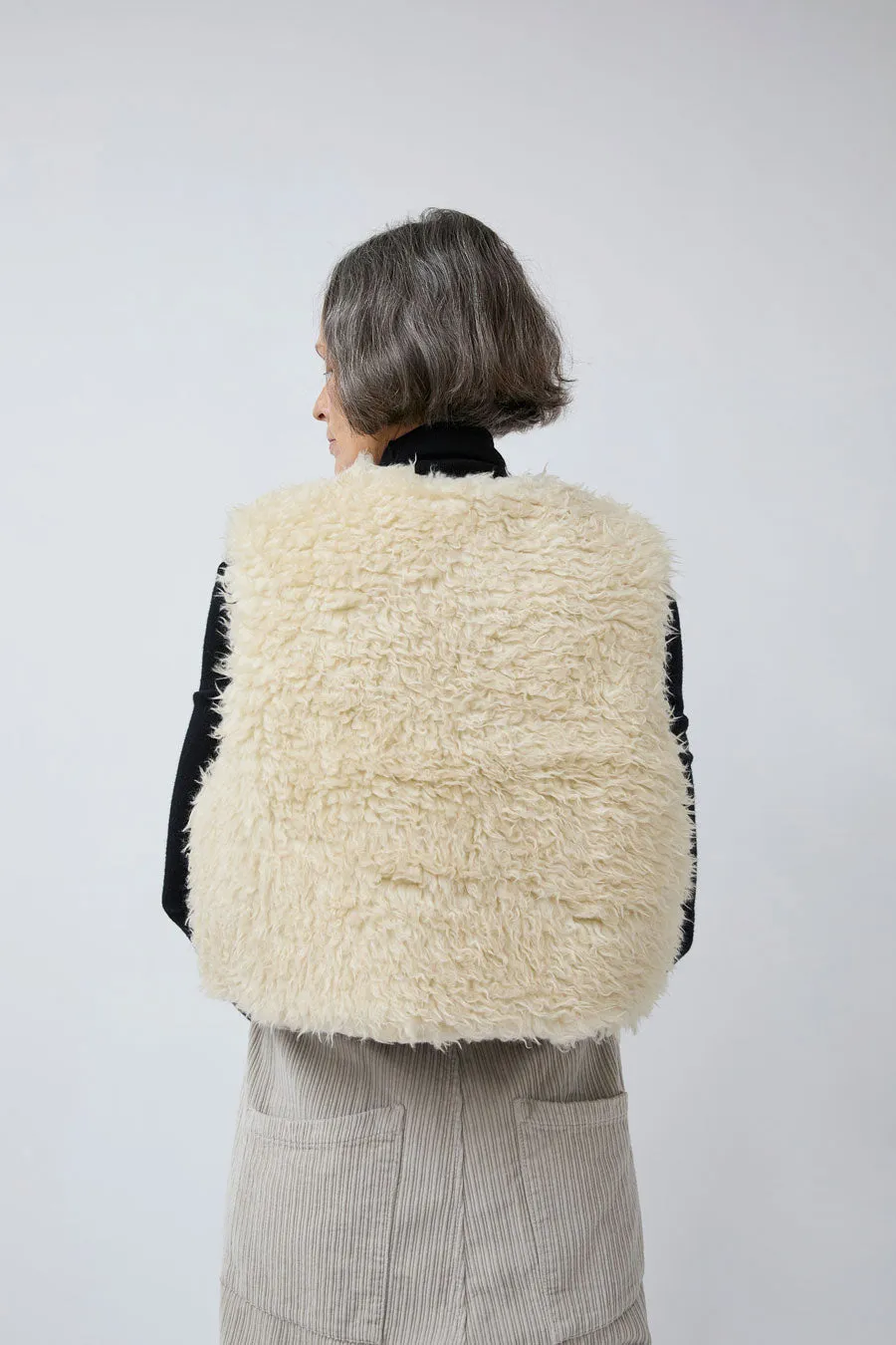 Girls of Dust Peak Vest in Ecru sold by No. 6 product image thumbnail 5