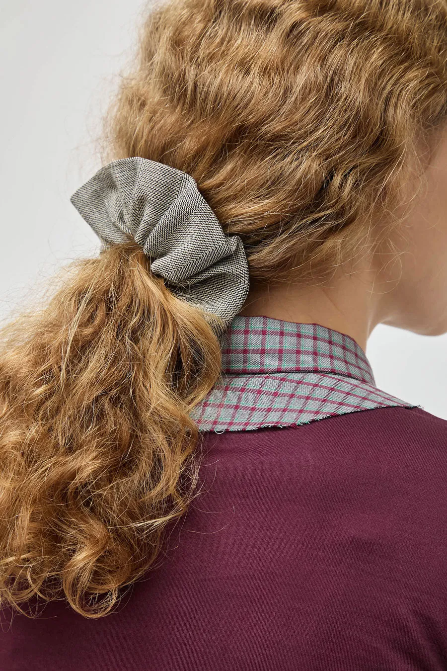 Rue Blanche Scrunchie in Herringbone sold by No. 6 product image thumbnail 3