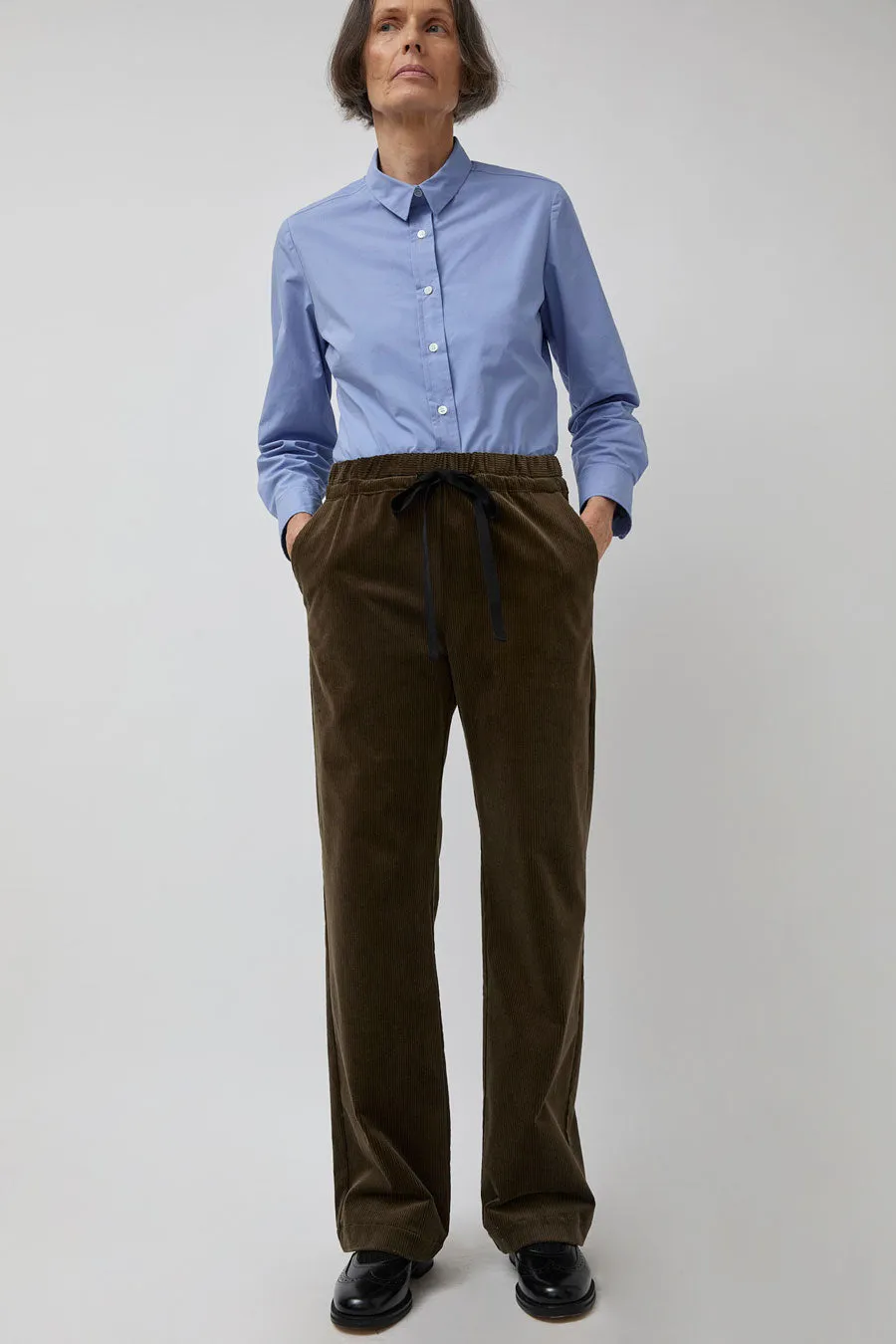 Rue Blanche Taro Pants in Olive sold by No. 6
