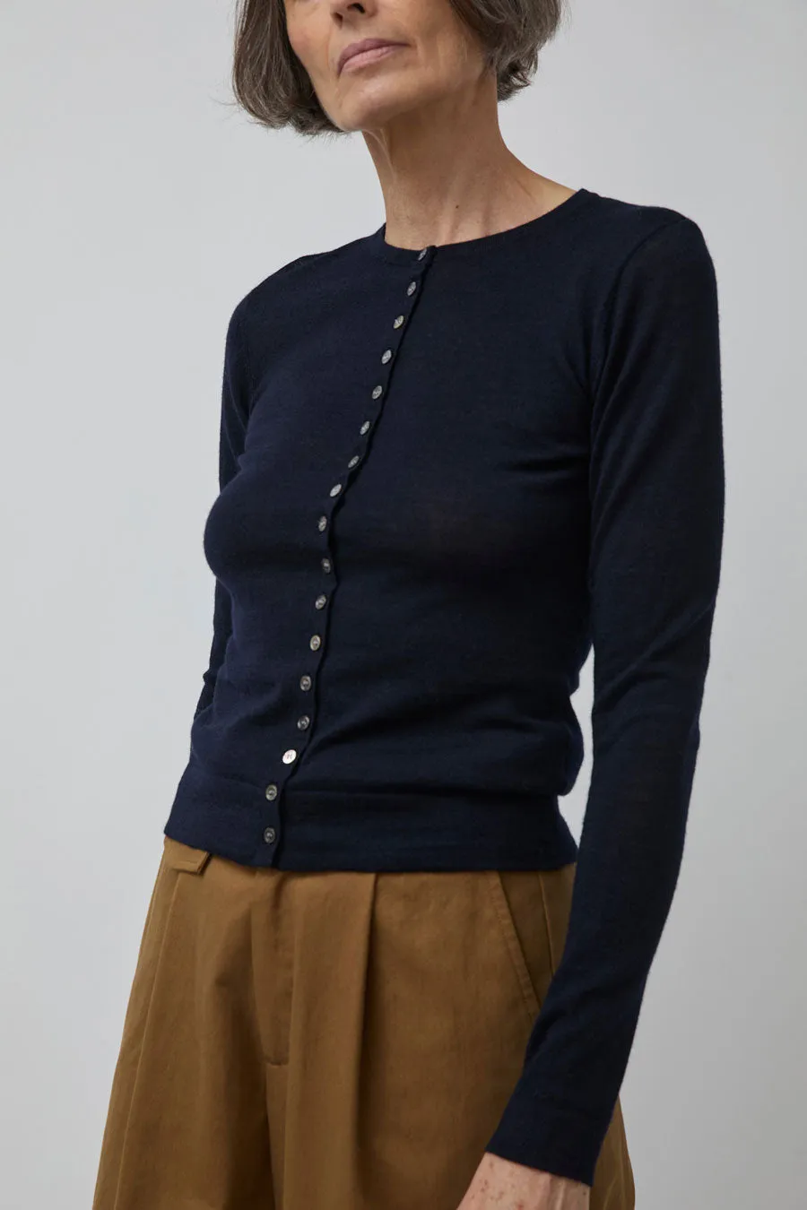 Rue Blanche Fine Cardi in Navy sold by No. 6 product image thumbnail 3