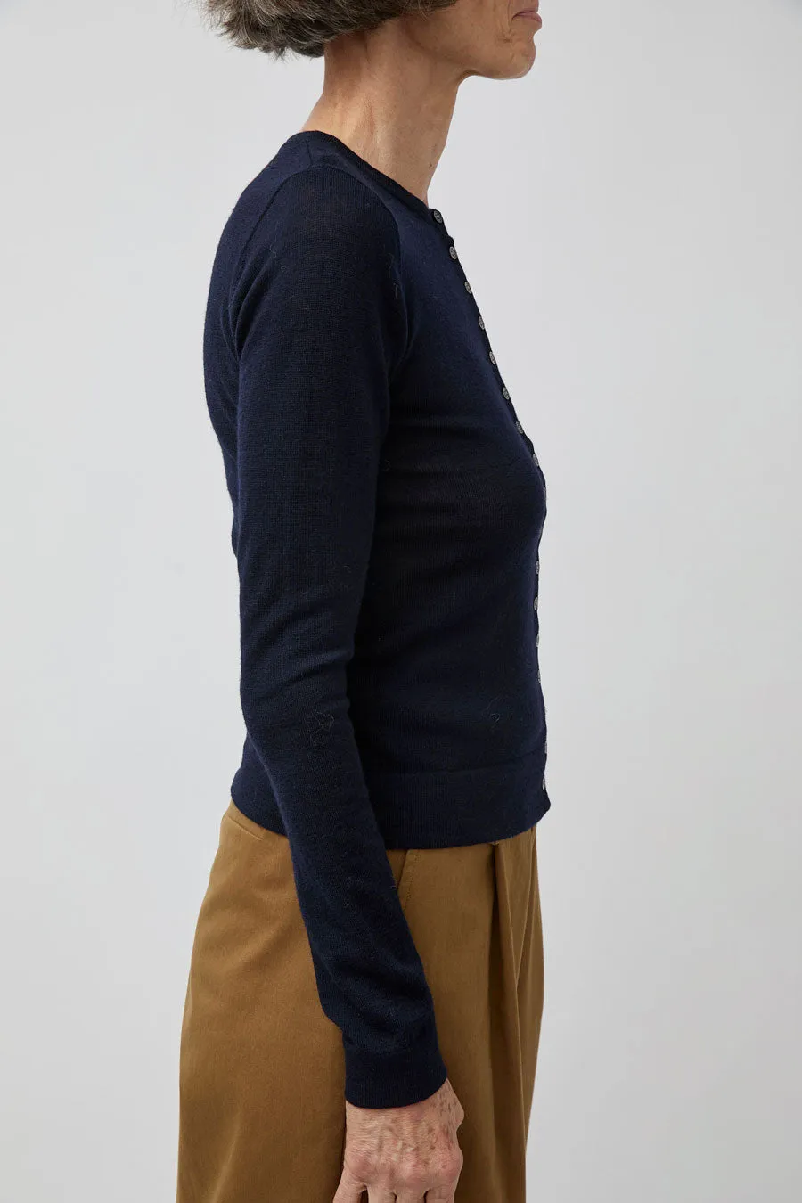 Rue Blanche Fine Cardi in Navy sold by No. 6 product image thumbnail 2