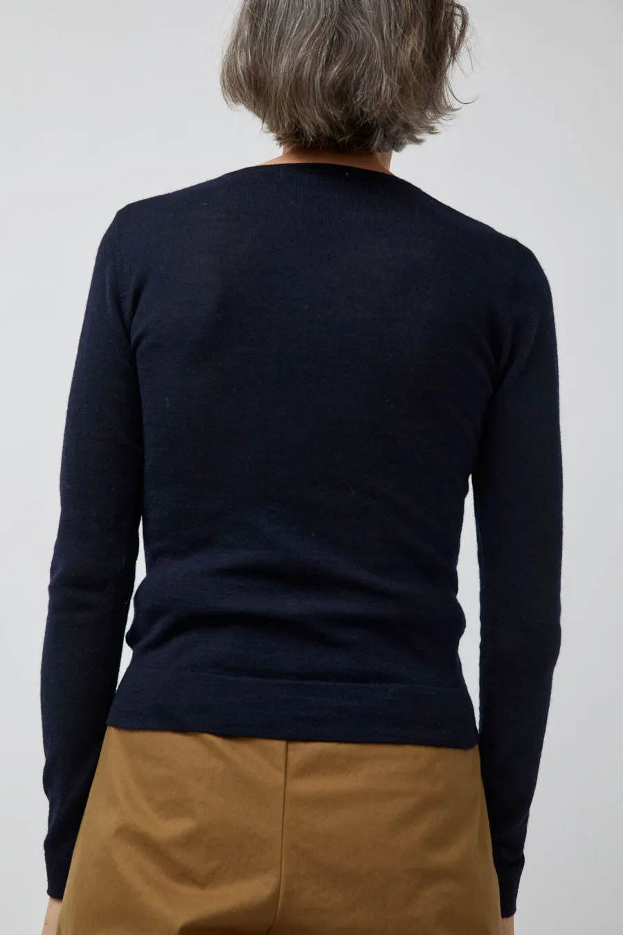 Rue Blanche Fine Cardi in Navy sold by No. 6 product image thumbnail 4