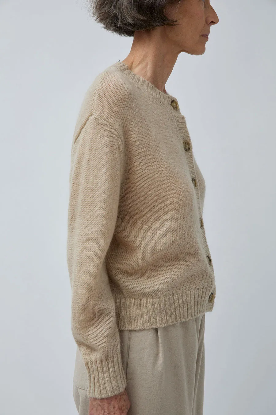 Rue Blanche Mowool Cardi in Avoine sold by No. 6 product image thumbnail 2