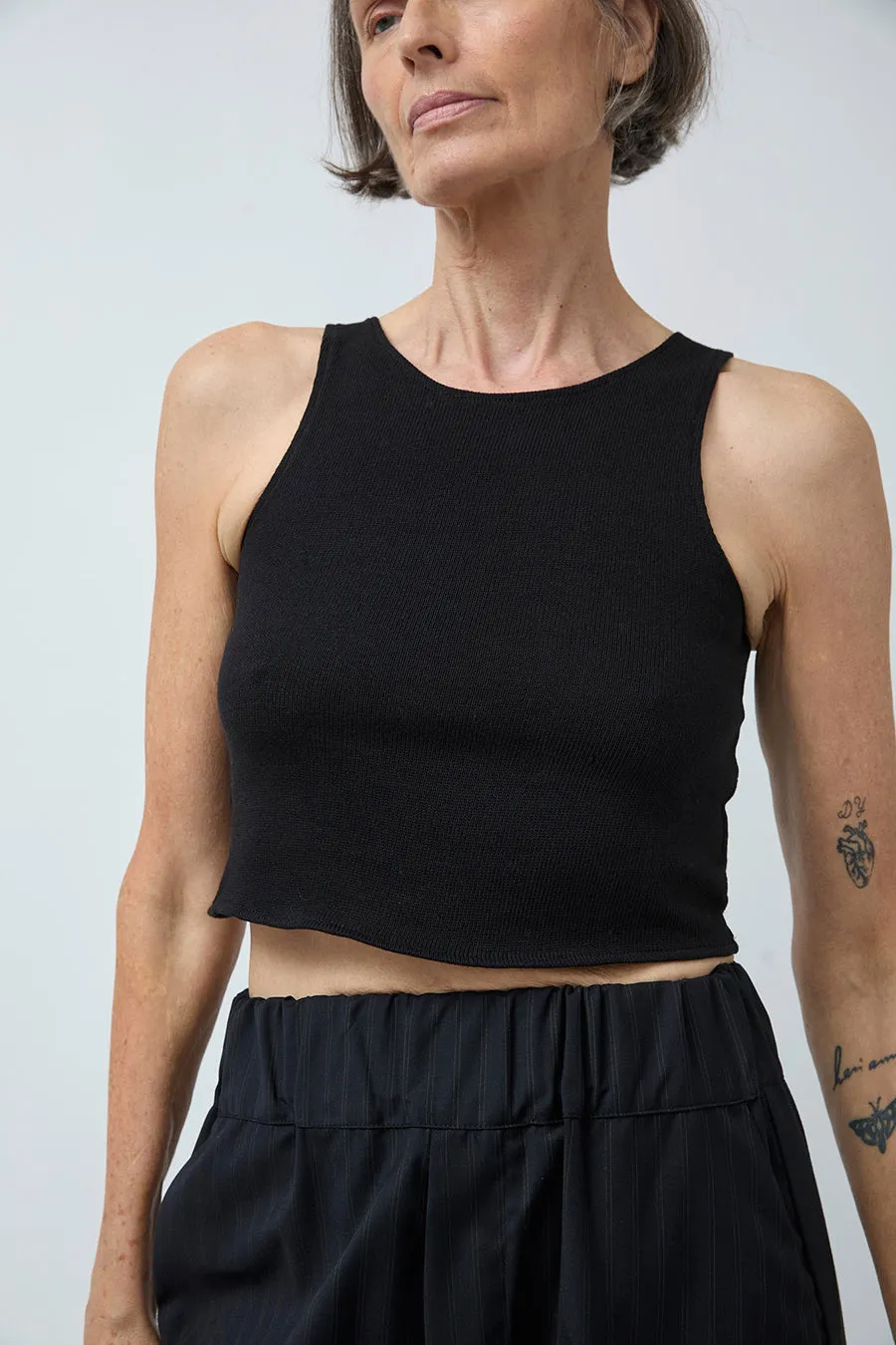 Vladimir Karaleev Imi Tank in Black sold by No. 6