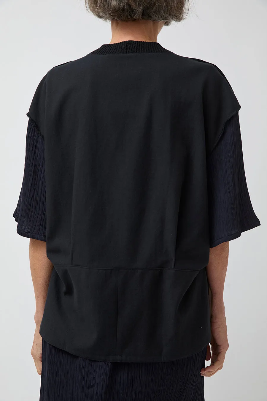 Vladimir Karaleev Abi Top in Black and Navy Mix sold by No. 6 product image thumbnail 4