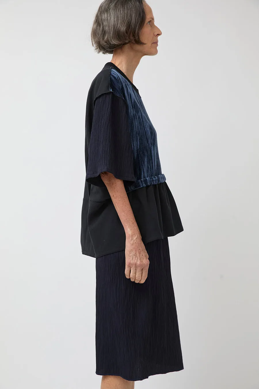 Vladimir Karaleev Abi Top in Black and Navy Mix sold by No. 6 product image thumbnail 5