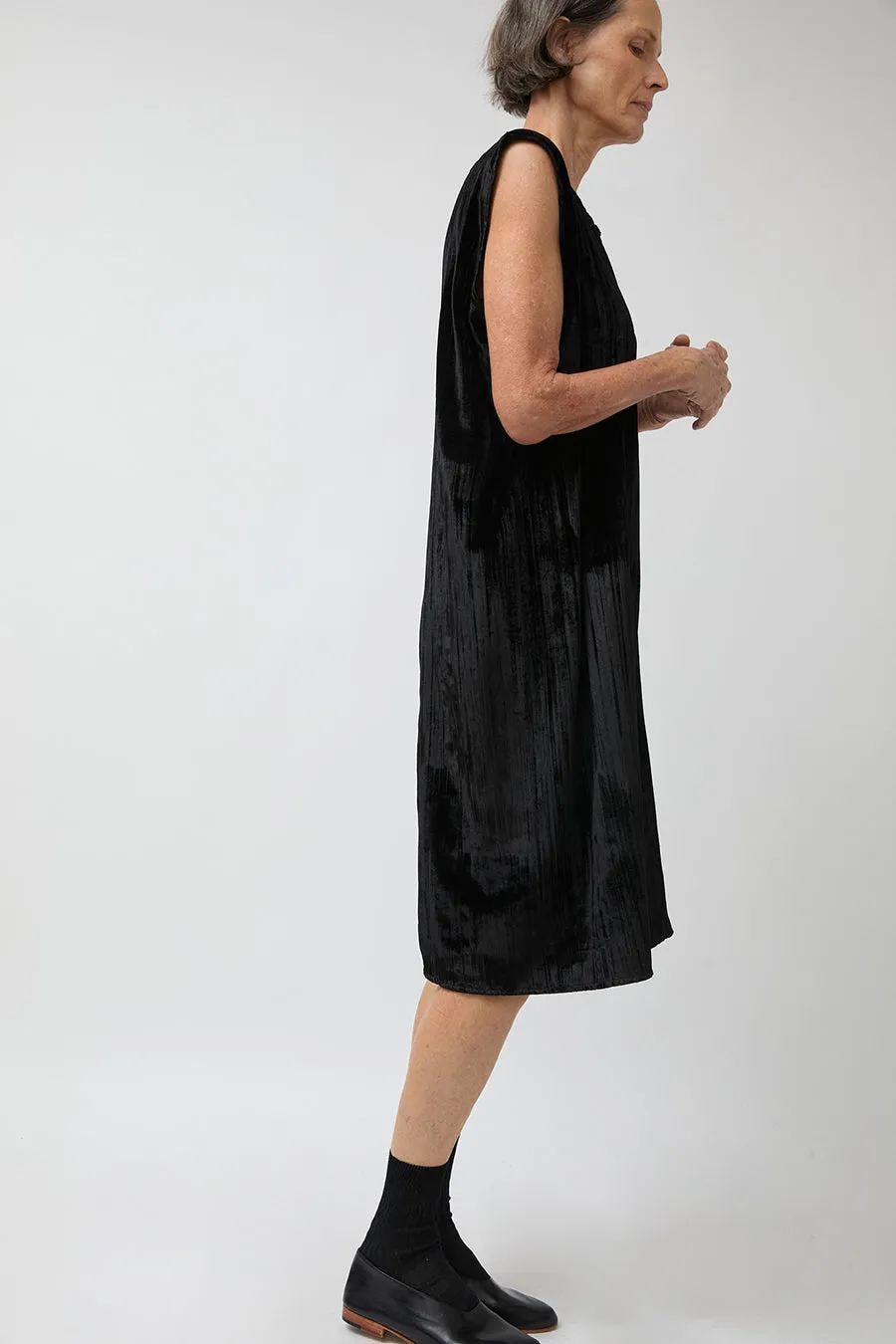 Vladimir Karaleev Nic Dress in Black Velvet sold by No. 6 product image thumbnail 2