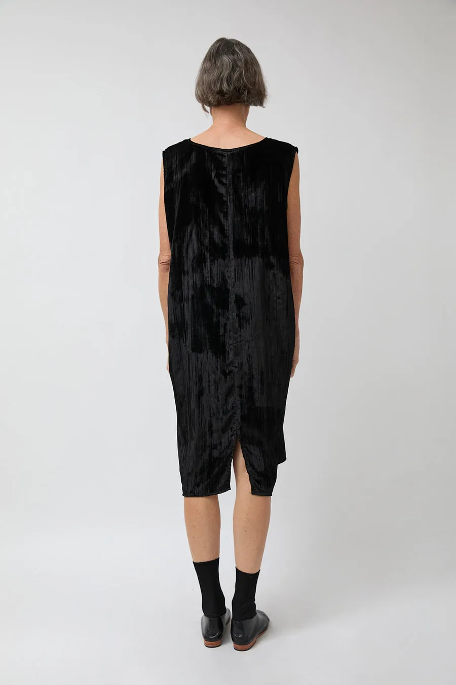 Vladimir Karaleev Nic Dress in Black Velvet sold by No. 6 product image thumbnail 5