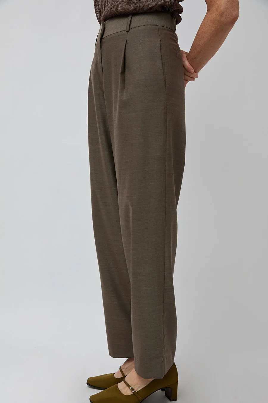 Pari Desai Neel Trouser in Tabac sold by No. 6 product image thumbnail 3