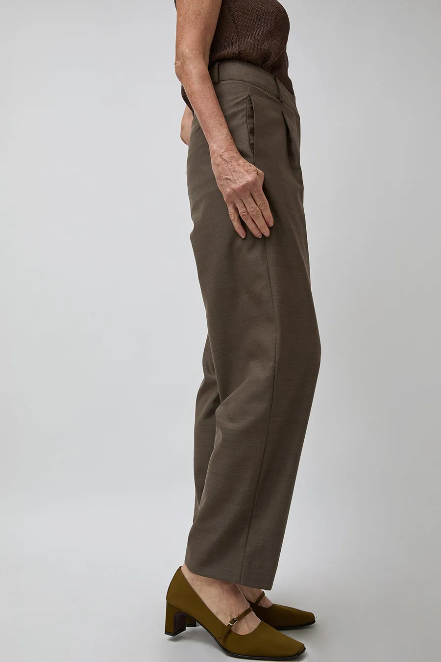 Pari Desai Neel Trouser in Tabac sold by No. 6 product image thumbnail 4