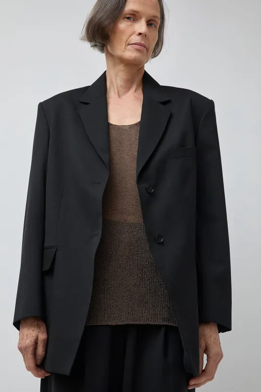 Pari Desai Serov Blazer in Black sold by No. 6