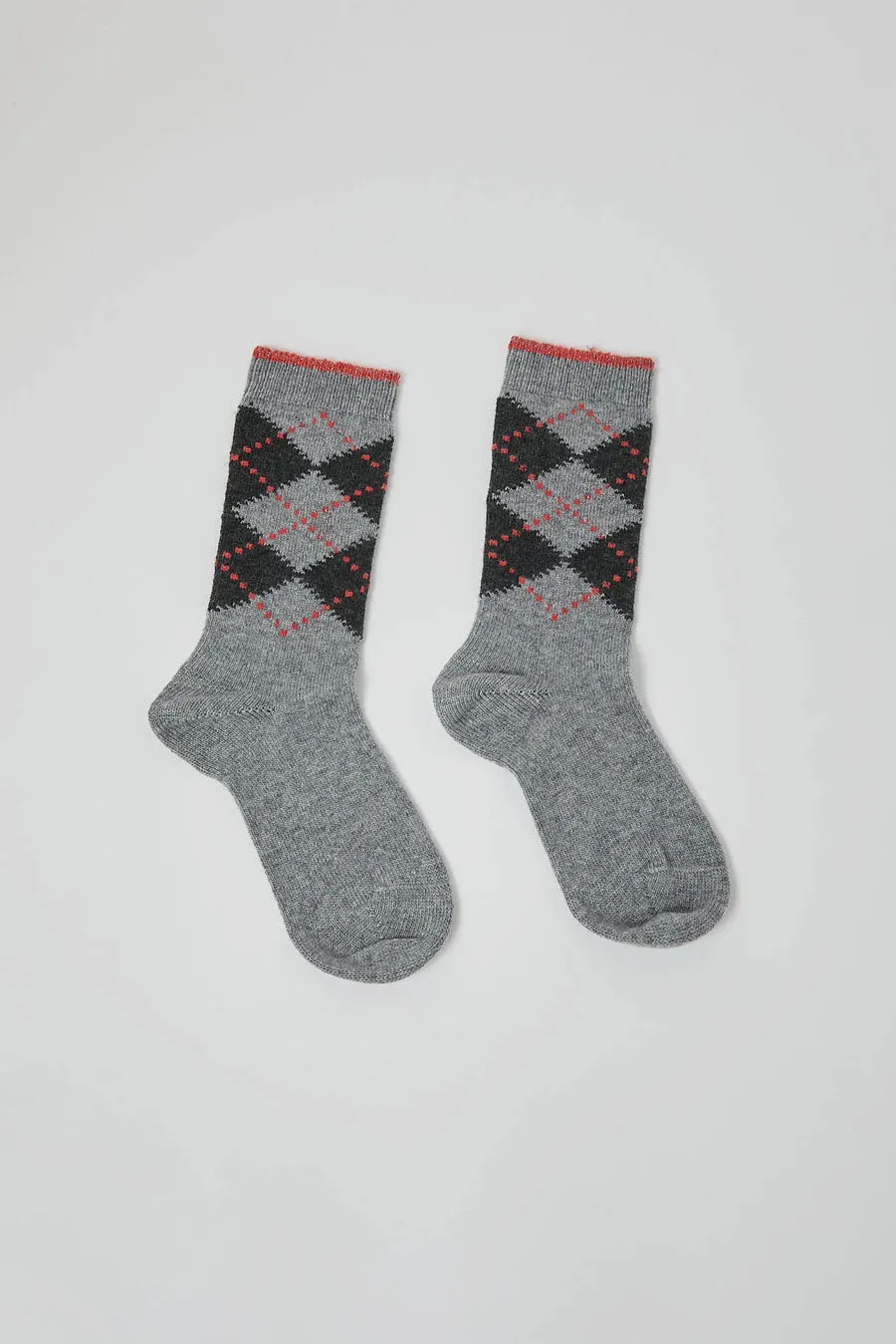 Maria La Rosa Britain Socks in Grey Melange sold by No. 6 product image thumbnail 2