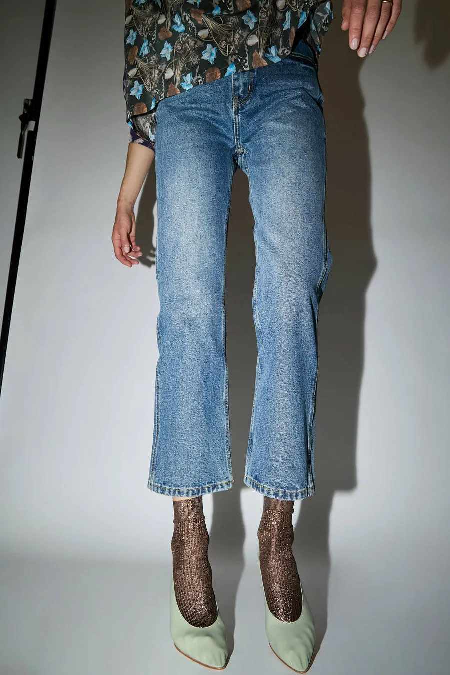 Maria La Rosa One Ribbed Laminated Socks in Brown sold by No. 6 product image thumbnail 3