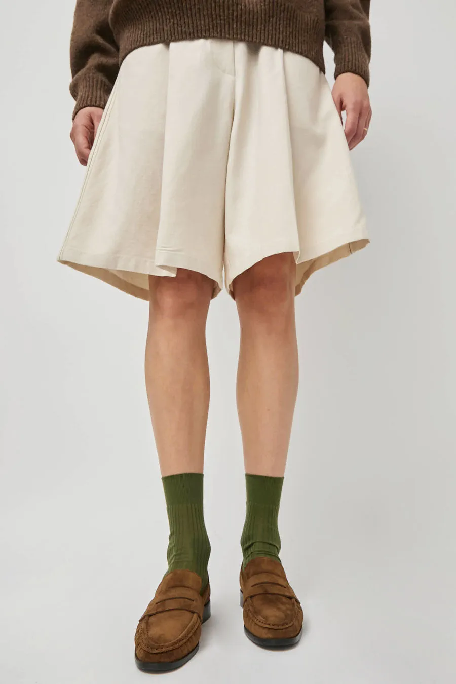Maria La Rosa Saint Moritz Socks in Khaki sold by No. 6 product image thumbnail 4
