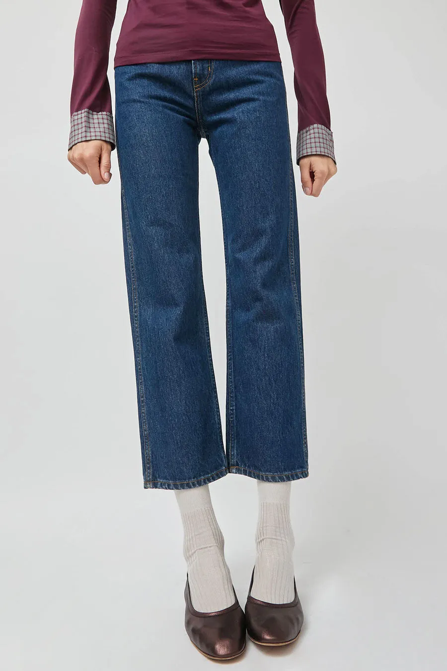 Maria La Rosa Poetry Socks in Ghiaccio sold by No. 6 product image thumbnail 3