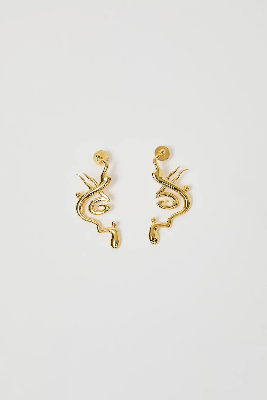 Hannah Jewett Desert Highway Earrings in Gold Plated Silver sold by No. 6