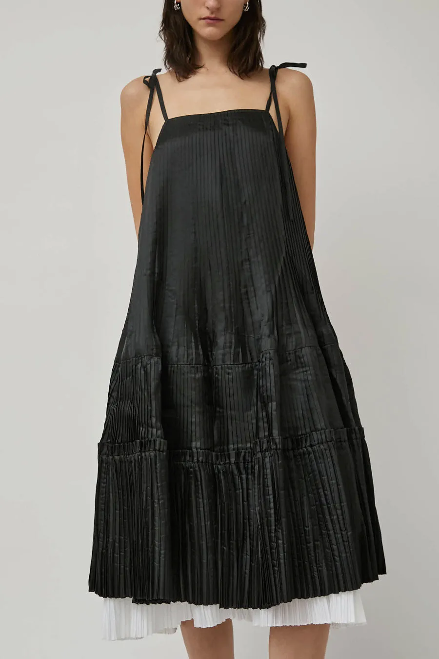 Nikki Chasin Octave Pleated Dress in Black sold by No. 6 product image thumbnail 3