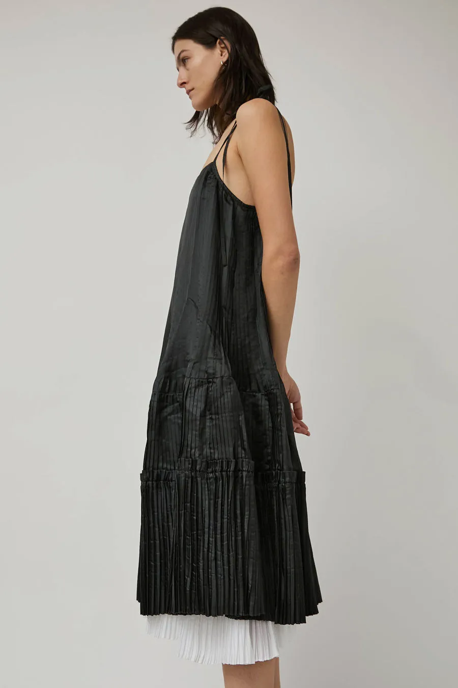 Nikki Chasin Octave Pleated Dress in Black sold by No. 6 product image thumbnail 2