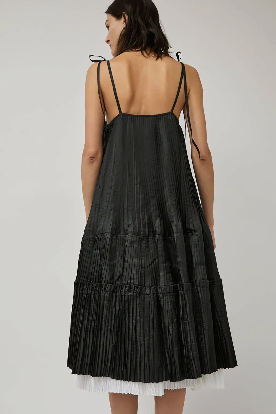 Nikki Chasin Octave Pleated Dress in Black sold by No. 6 product image thumbnail 5