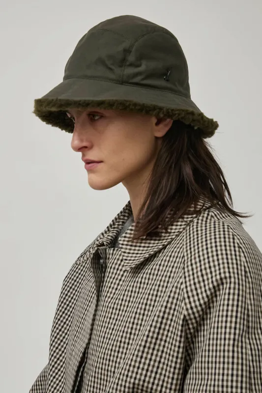 Muhlbauer Rikka Sherpa Lined Bucket Hat in Olive sold by No. 6