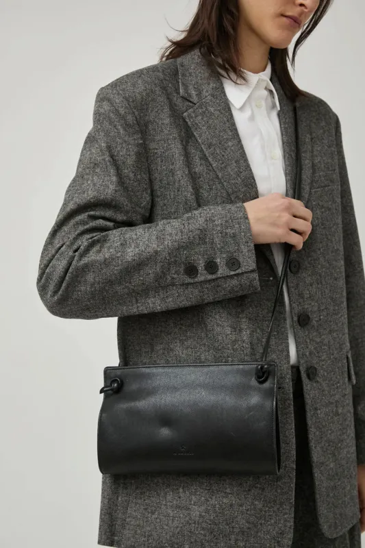 Il Bisonte Snodo Crossbody Bag in Nero sold by No. 6
