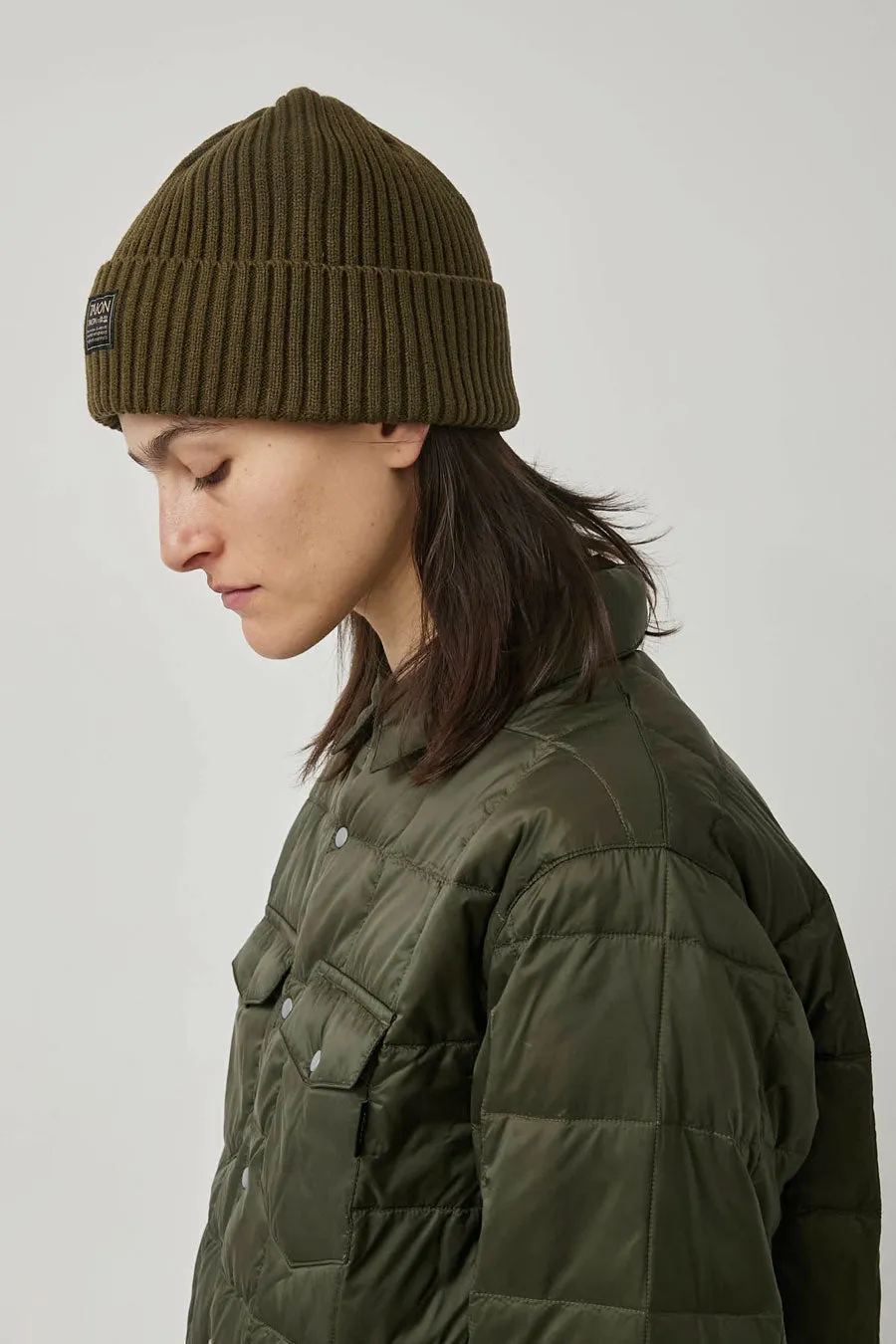 TAION Military Cap in Dark Olive sold by No. 6 product image thumbnail 4