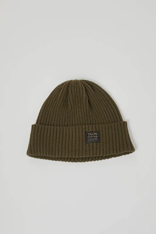TAION Military Cap in Dark Olive sold by No. 6
