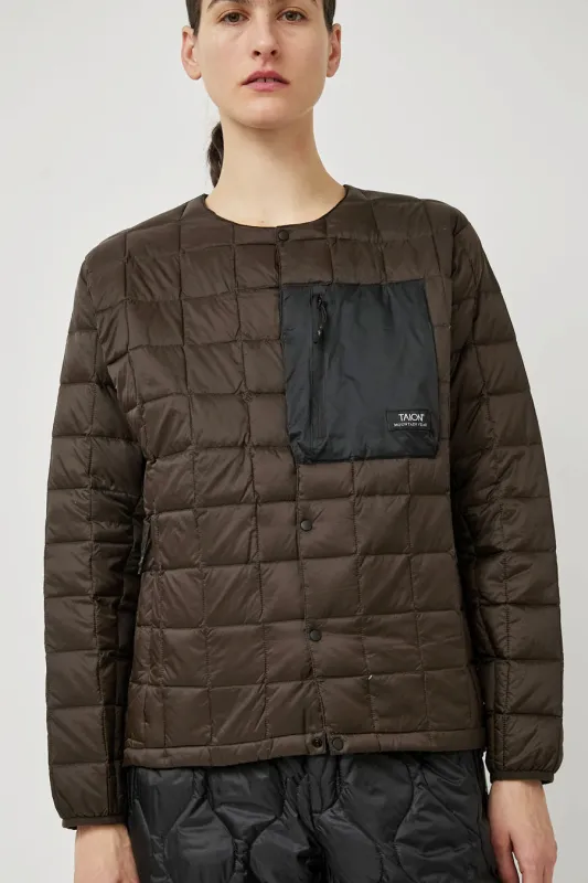 TAION Mountain Crew Neck in Dark Brown sold by No. 6