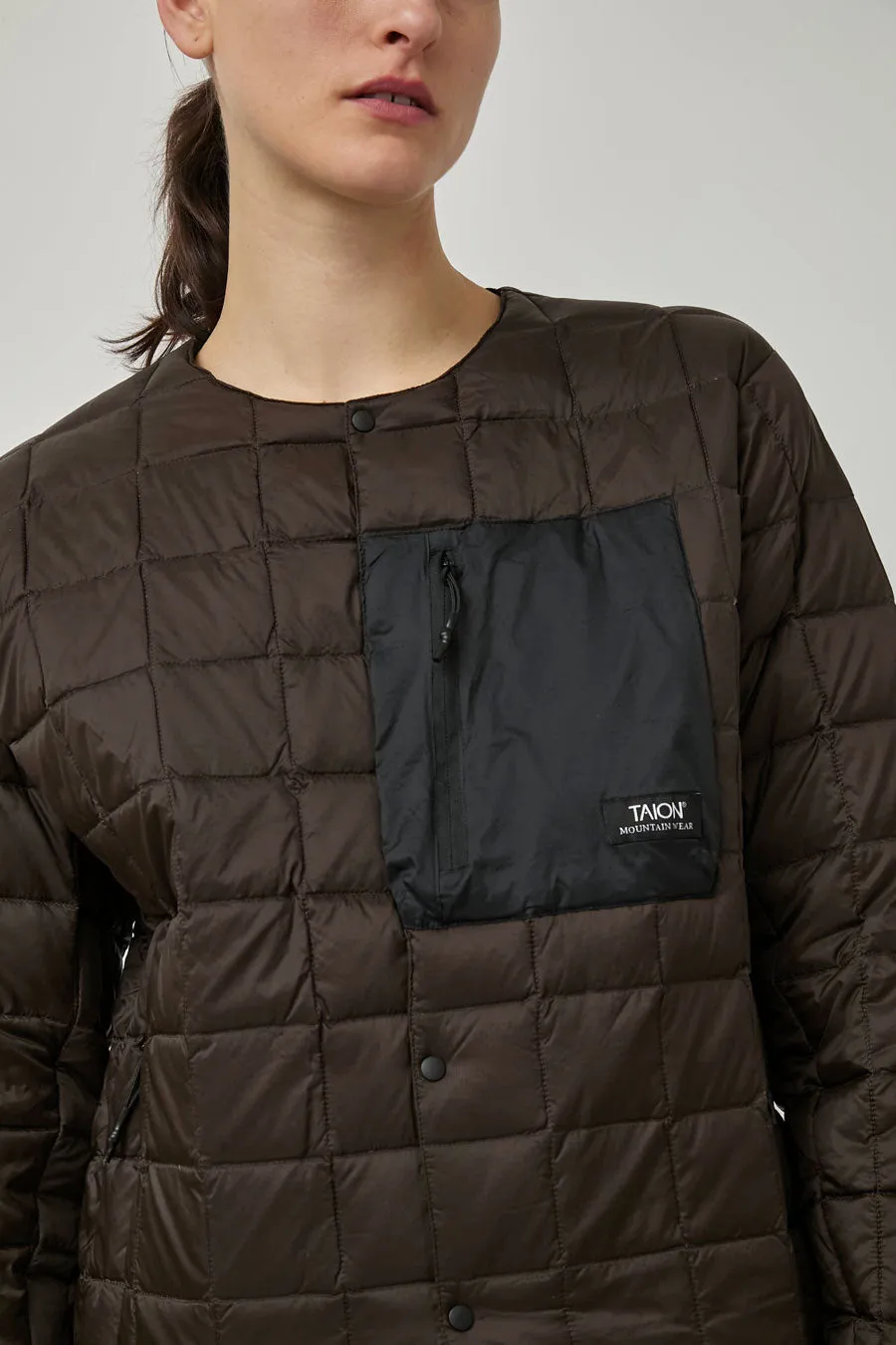 TAION Mountain Crew Neck in Dark Brown sold by No. 6 product image thumbnail 3