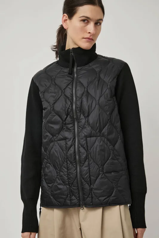 TAION Military Hi-Neck Knit in Black sold by No. 6