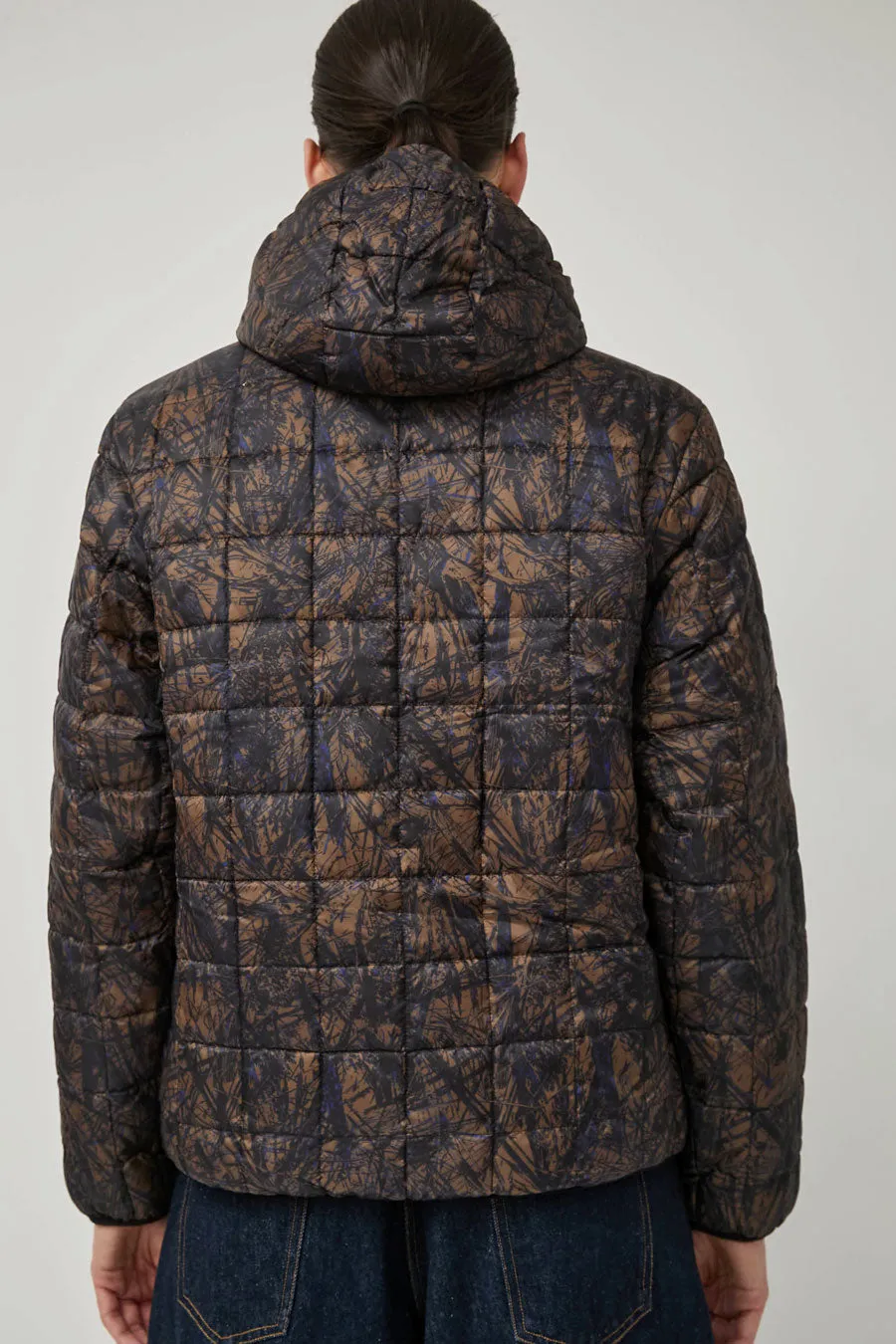 TAION Mountain Reversible Hood Jacket in Brushed Meadows and Black sold by No. 6 product image thumbnail 3