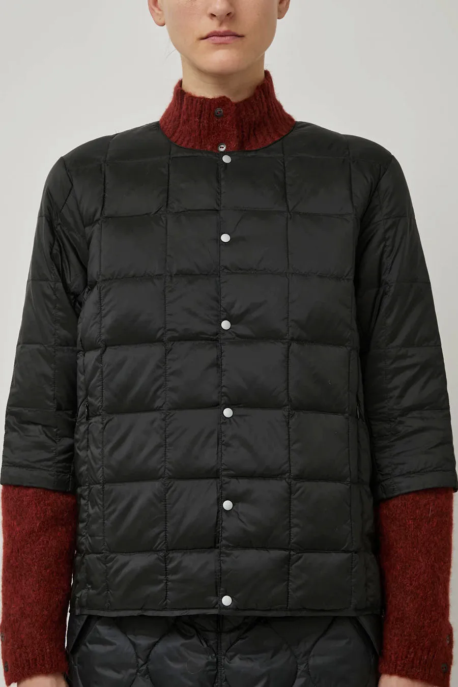 TAION Crew Neck Down 3/4 Sleeve in Black sold by No. 6 product image thumbnail 3