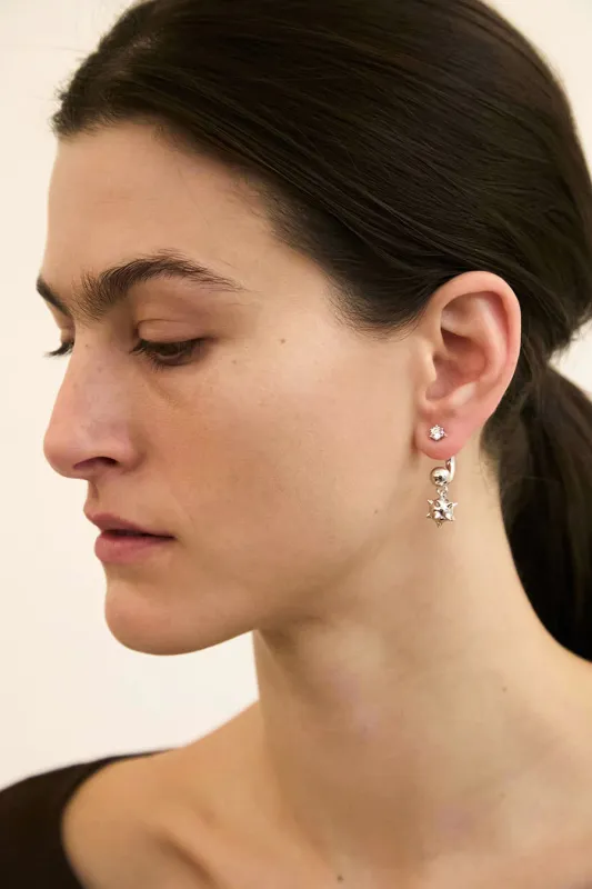 Hannah Jewett x Bratz Dump Him Earrings in Rhodium Plated Brass sold by No. 6