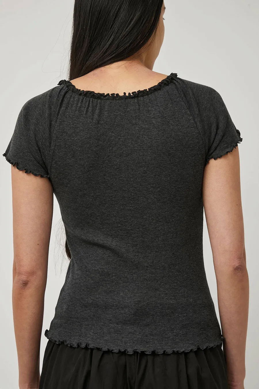 Deiji Studios Flounce Tee in Grey sold by No. 6 product image thumbnail 5