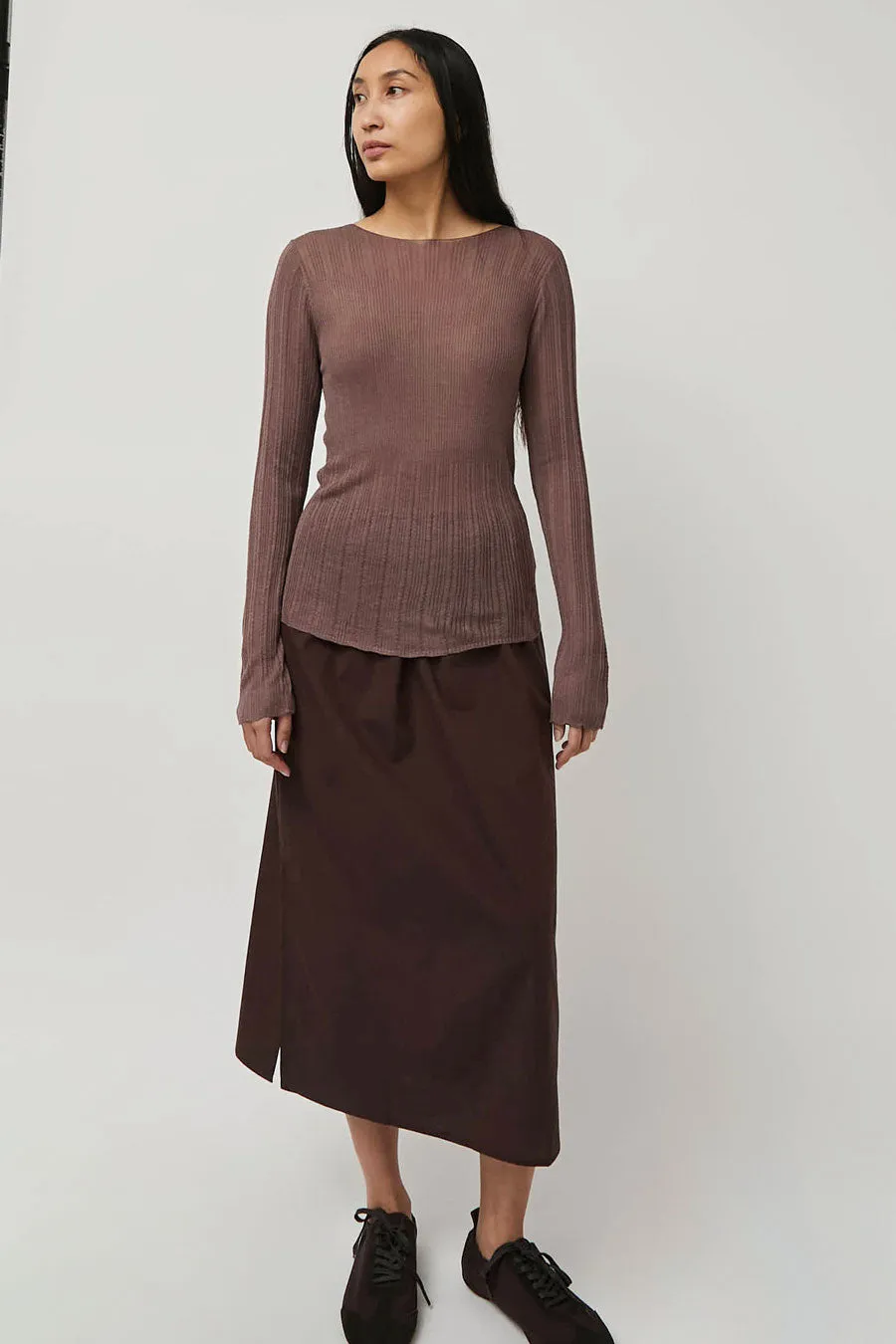 Deiji Studios Open Work Longsleeve in Hazel sold by No. 6 product image thumbnail 5