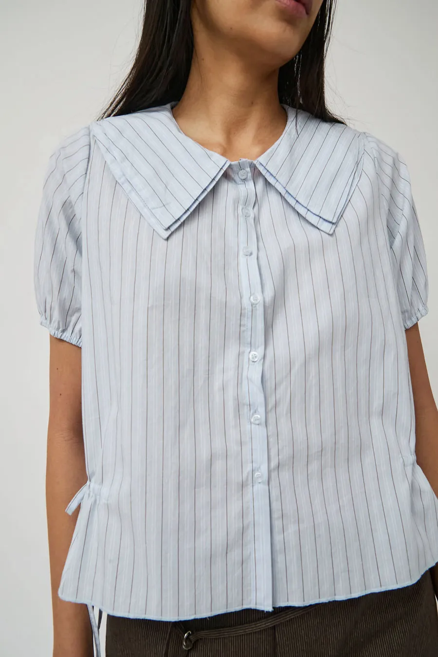 Deiji Studios Double Collar Shirt in Mineral Stripe sold by No. 6 product image thumbnail 3
