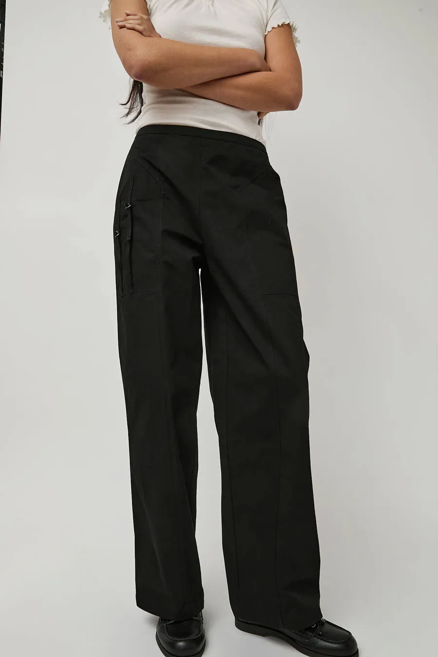 Deiji Studios Adjust Pocket Pant in Black sold by No. 6