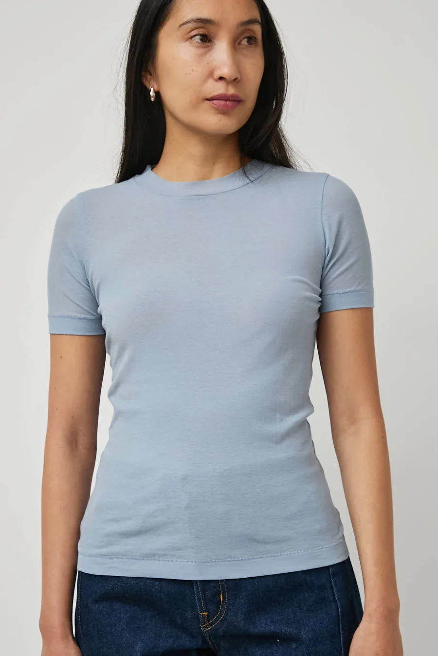 B Sides Vivien Tee in Steel Blue sold by No. 6