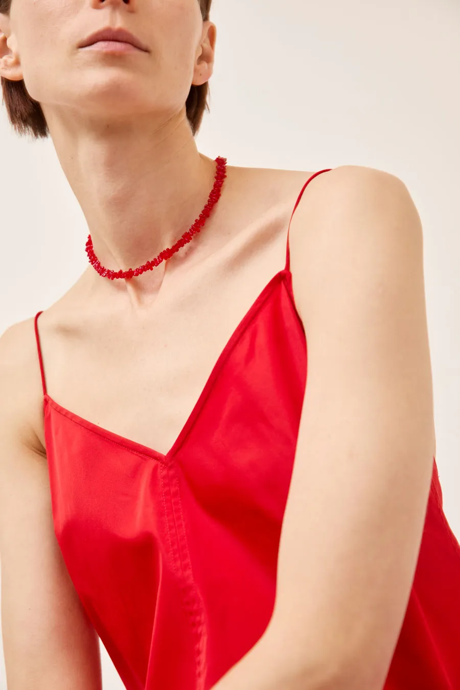 Sisi Joia Cori Necklace in Red sold by No. 6