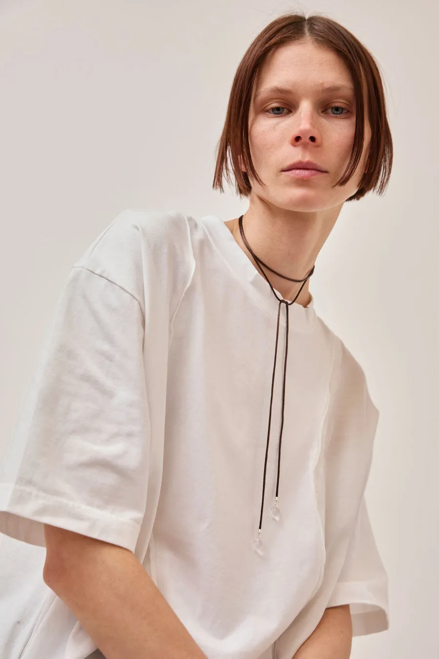 Sisi Joia Long Tac Tac Necklace in Brown and Clear sold by No. 6 product image thumbnail 3