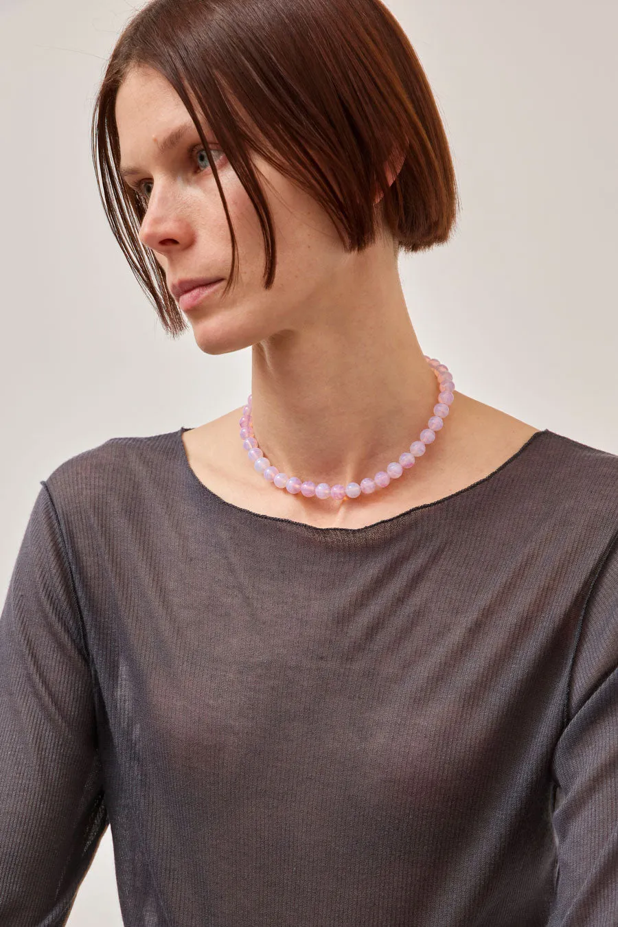 Sisi Joia Marie Necklace in Opaline Pink sold by No. 6 product image thumbnail 3